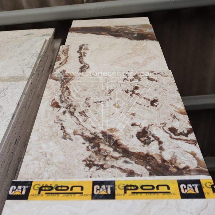 Abbas Abad Travertine with Marble Texture