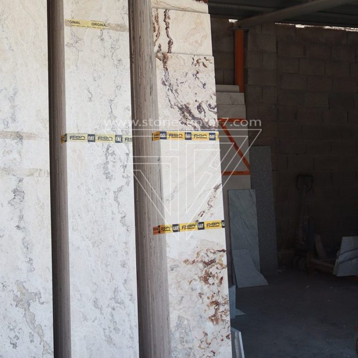Abbas Abad Travertine with Marble Texture